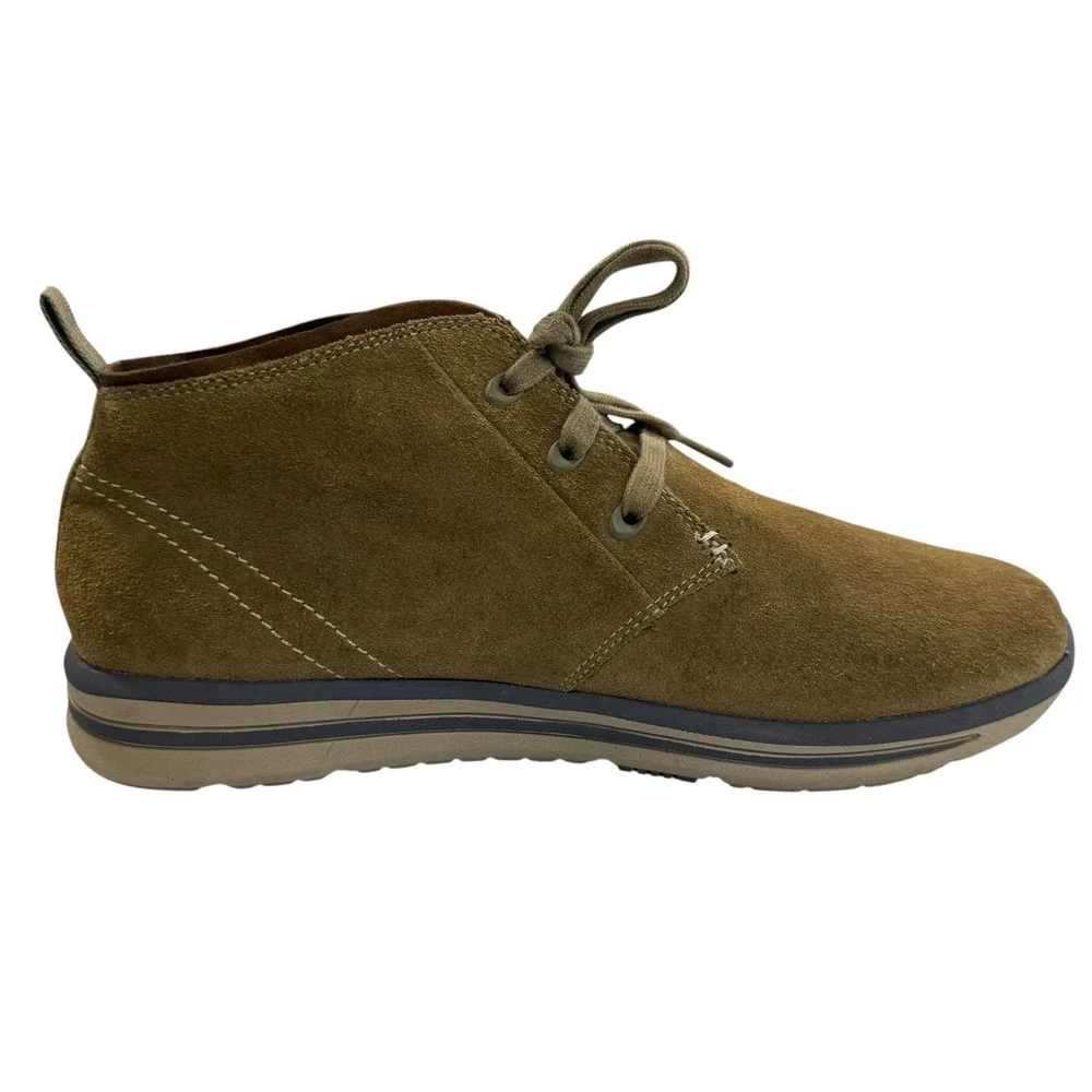 Skechers Doren Boots Men's 10.5 - Brown Marcin Relaxed Fit Suede Leather
